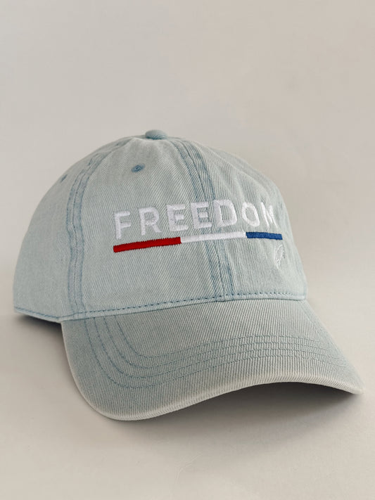 Freedom Denim Hat – Light Wash