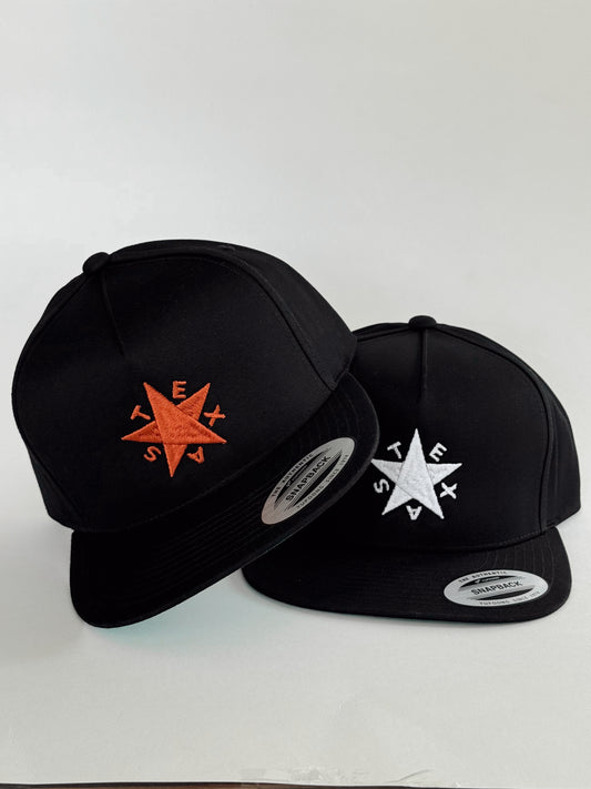 Texas Star in Burnt Orange / Black